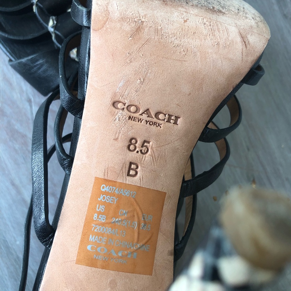 Coach ...... sexy “STRAPPY” high heel - Picture 5 of 8